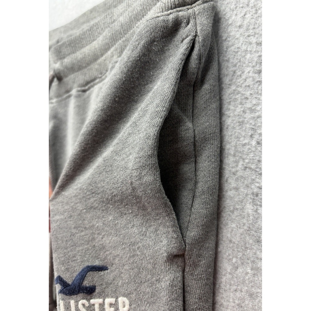 Hollister High Rise Jogger Sweatpants Gray Drawstring Pockets Lounge S Gym - Picture 7 of 12